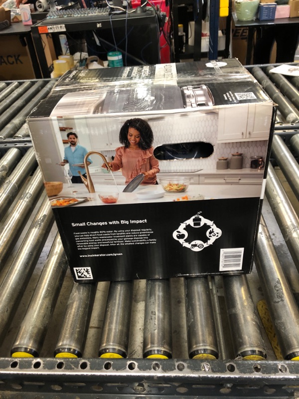 Photo 1 of InSinkErator EVOLUTION 1HP 1 HP, Advanced Series Continuous Feed Food Waste Garbage Disposal, Gray