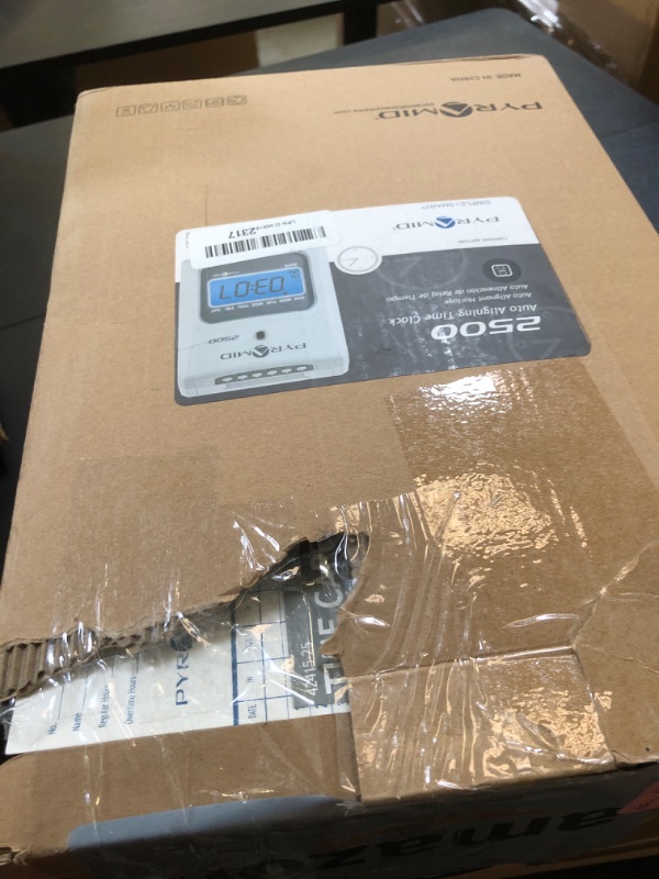 Photo 1 of Pyramid Time Systems Small Business 2500 Time Clock Bundle, Unlimited Employees, Ivory