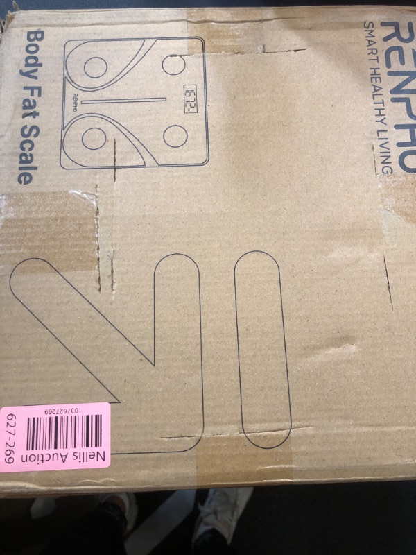 Photo 1 of RENPHO Bluetooth Body Fat Scale, Digital Weight Scale Bathroom Smart Body Composition Analyzer Wireless BMI Compact Scale Health Monitor with Smartphone APP, 396 lbs