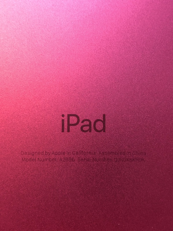 Photo 3 of Apple iPad (10th Generation): with A14 Bionic chip, 10.9-inch Liquid Retina Display, 64GB, Wi-Fi 6, 12MP front/12MP Back Camera, Touch ID, All-Day Battery Life – Pink