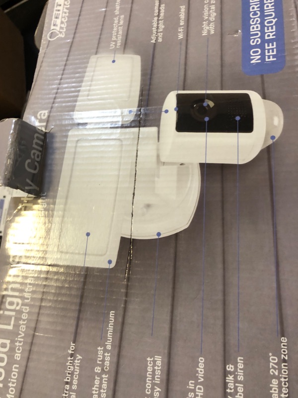 Photo 1 of Feit Electric LED 1080P HD Smart Flood Security Light