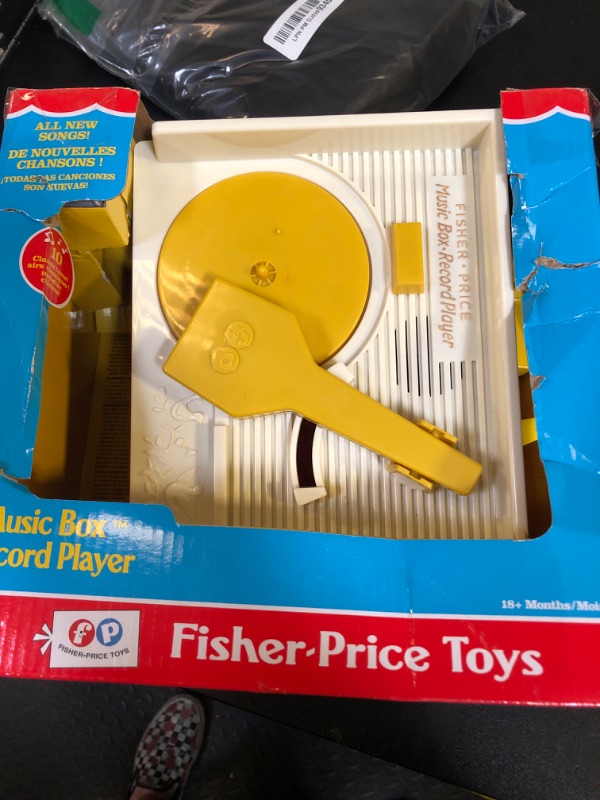 Photo 1 of Fisher Price Classics - Record Player - Retro, Tactile Interactive Retro Toy for Kids, Girls, Boys, Toddlers, Baby, Preeschooler, Unisex 18 Months +