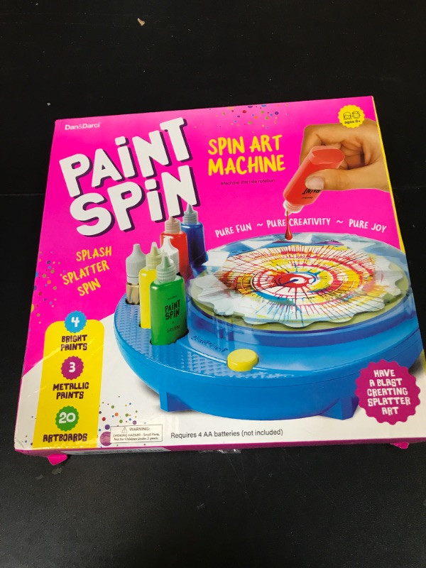 Photo 2 of Paint Spin Art Machine Kit for Kids - Arts & Crafts for Boys & Girls Ages - Easter Craft Set Gifts for 6-9 Year Old Boy, Girl- Cool Painting Spinner Toys Kits Sets - Birthday Gift Ideas 6 7 8 9