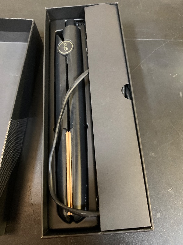 Photo 2 of ghd Original Styler ? 1" Flat Iron Hair Straightener, Optimum Styling Temperature for Professional Salon Quality Results, No Extreme-Heat Styling Damage, Ceramic Heat Technology ? Black