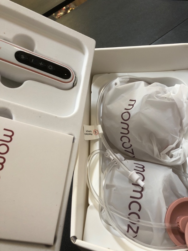 Photo 2 of Momcozy Breast Pump V2 Pro Ultra-Lightweight, Hands-Free & Portable Wearable Pump with Upgraded Integrated DoubleFit Flange, Quiet & Leak-Proof Electric Pump, 3 Modes|9 Levels, 17/19/21/24mm