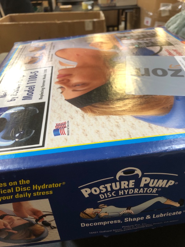 Photo 1 of Posture Pump® Neck Exercising Cervical Spine Hydrator Pump | Relieves Neck Pain Stiffness | Neck Pain Relief Posture Control (Single Air Cell Model 1100-S)