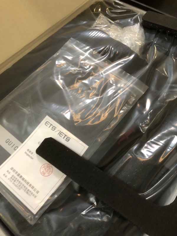 Photo 1 of IETS GT600 RGB Laptop Cooling Pad Equipped with Gigantic Turbo-Fan?5.5inch Diameter?,Sealed Foam for Rapid Cooling Gaming Laptop,14.1-19.3 inch Laptop Cooler with 3-Port USB Hub,Dust Filter