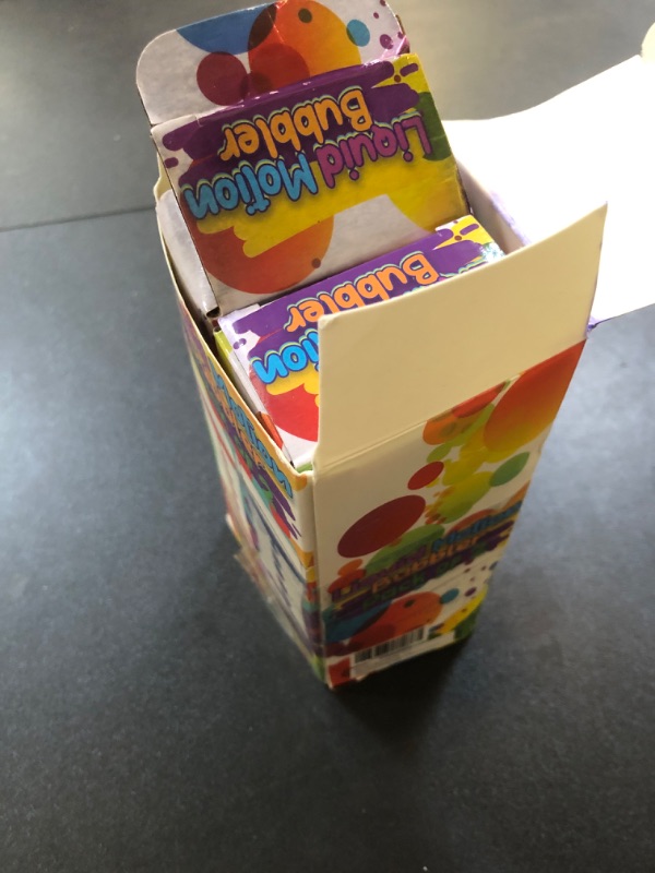 Photo 1 of YUE MOTION Liquid Motion Bubbler Visual Sensory Toys, 2 Minute Liquid Timer– New Big Calming Sensory Bubbler Toy- Colorful Liquid Hourhlass for Stocking Stuffers, Novelty Gifts