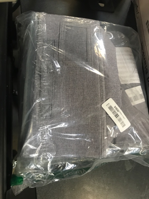 Photo 1 of Yawinhe Underbed Bags, Storage Containers Bags with Lid, Foldable Blanket Bins, with Sturdy Zipper und Label Holders, for Clothing, 23.6''Lx11.8''Wx6''H, 2 Pack, Grey