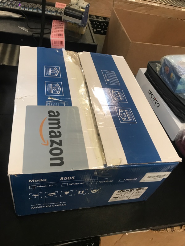 Photo 1 of Ceiling Fans with Lights- 52" Low Profile Indoor Ceiling Fan with Light and Remote/APP Control, Flush Mount, LED Dimmable DC Reversible Modern Ceiling Fan for Bedroom?Black?