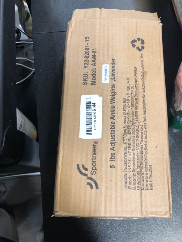 Photo 1 of Sportneer Adjustable Ankle Weights 1 Pair 2 4 6 8 10 Lbs Leg Weight Straps for Women Men, Weighted Ankle Weights Set for Gym,Fitness, Workout,Walking, Jogging,1-5 lbs Each Ankle, 1 Pair 2-10 lbs