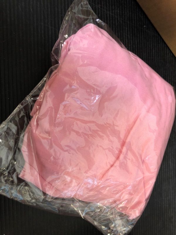 Photo 1 of 1pc--Pink Stretch Spandex Folding Chair Slipcovers, Dining Room Chair Covers Stretch Chair Slipcovers Protector for Wedding, Banquet, and Party