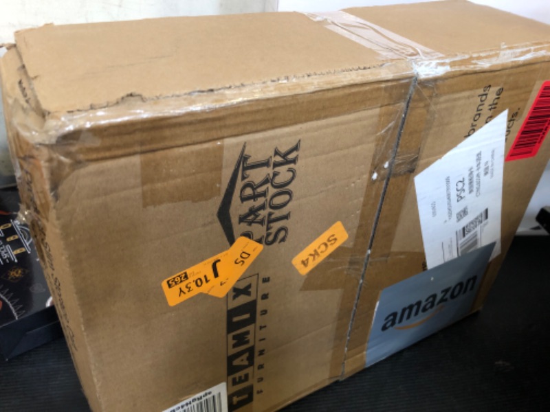 Photo 1 of TEAMIX 4 Tier Slim Storage Cart with Handle, Slide Out Storage Rolling Utility Cart Mobile Shelving Unit Organizer Trolley for Small Spaces Kitchen Laundry Narrow Places (Black+Brown, 7-7/8'' W)