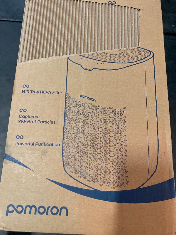 Photo 3 of POMORON Air Purifiers for Home Large Room Up to 3500Ft² with Air Quality Sensor&Auto Mode, UV, Efficient HEPA Air Purifiers Filter 99.97% of Pollen Allergies Smoke Dust Pet Dander for Bedroom, MJ003HD