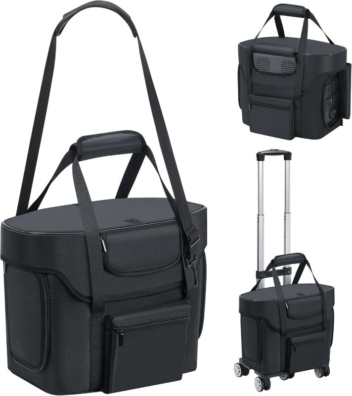 Photo 1 of Power Station Bag Compatible with ECOFLOW DELTA 2, Carrying Bag With Wheels and Pull Rods Suitable for Travel,Carrying Case Bag&Storage Case for Power Station,Camping Essentials