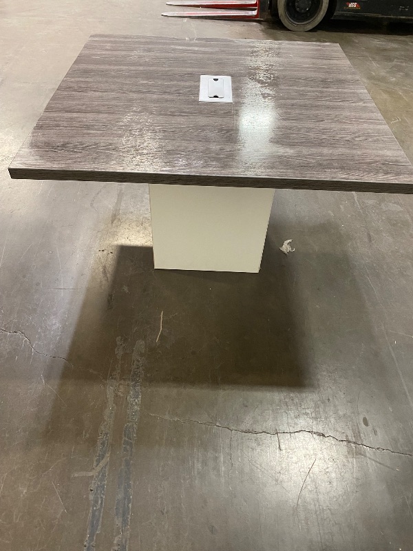 Photo 1 of PL Cubed Square Conference Table 47"W 29" H