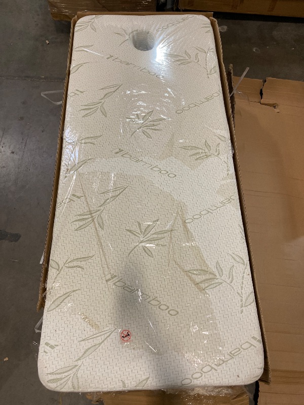 Photo 1 of 70"x30" Luxury Massage Bed ,Folding Bamboo Adjustable Massage Bed With Remote & Head Pillow Comfortable For Spa , Salon, Or Physical Therapy New