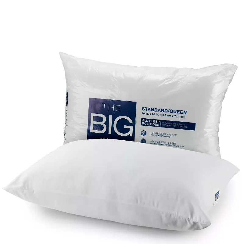 Photo 2 of 2pc pillows The Big One® Microfiber Pillow & Solid Euro Square Pillow (26x26) White - Threshold153