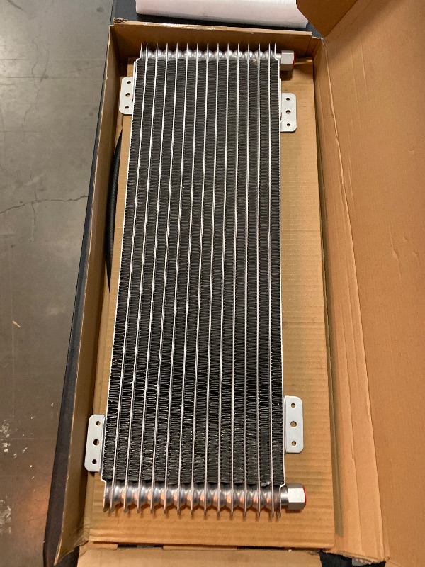 Photo 2 of 40k Transmission Oil Cooler LPD47391, Heavy Duty 40,000 GVW Max, Low Pressure Drop, Compatible with Tru-Cool,Includes Mounting Hardware-Ideal for Heavy Vehicles,40,000 GVW transmission cooler