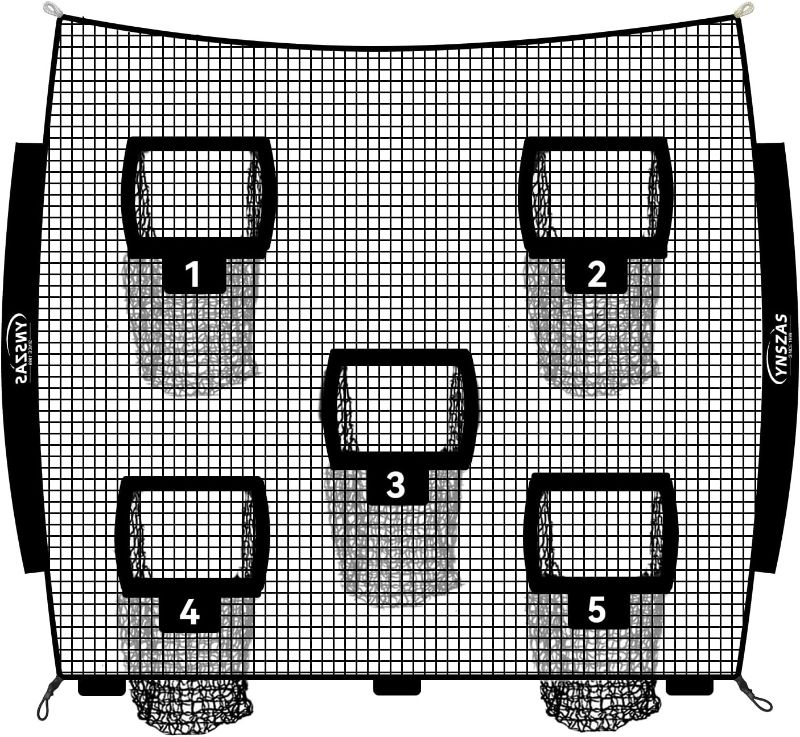 Photo 1 of Football Throwing Target Net, Upgraded Weather Football Training Equipment Accessories (Only Net)