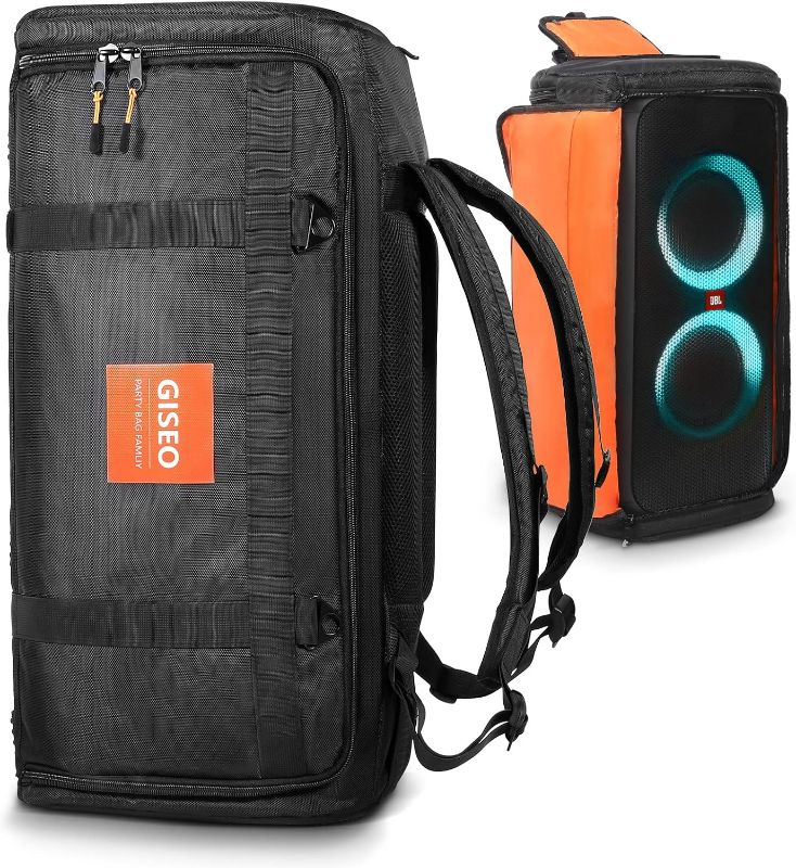 Photo 1 of Speaker Bag Rugged Speaker Bag Carry Case Compatible with JBL Party Box Series, Portable Speaker Carry Tote Bag Backpack (for JBL Partybox 310 Bag)