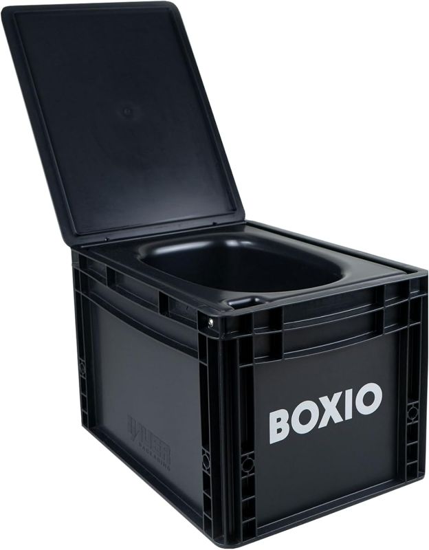 Photo 1 of BOXIO Toilet - Portable Toilet, Camping Toilet, composting Toilet for car Camping, Boat or Camping. Mini Camping Toilet: 14,7" x 11,8" x 11,0" Made in Germany.