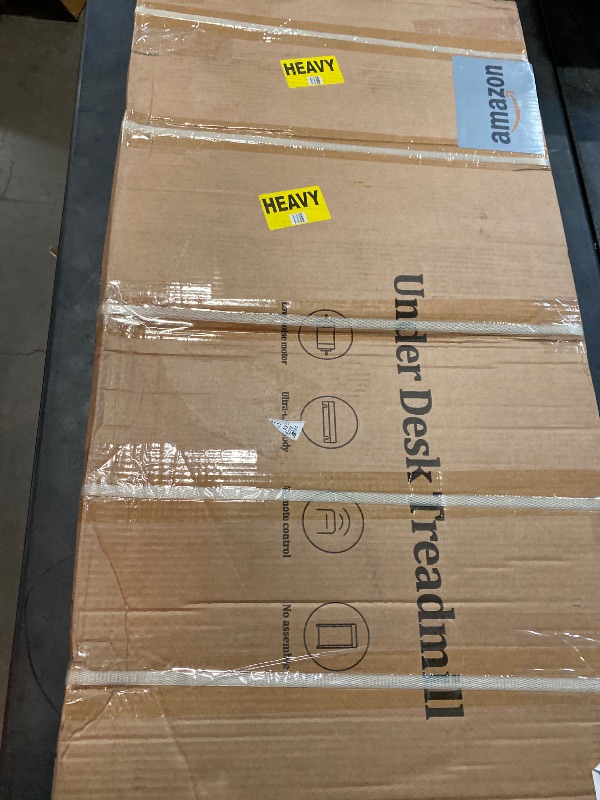 Photo 1 of Under Desk Treadmill, Walking Pad 300 lb Capacity, Desk Treadmill for Home Office, 2.5HP Low Noise Walking Treadmill Pad with Remote Control, Portable Treadmill for Home Office
