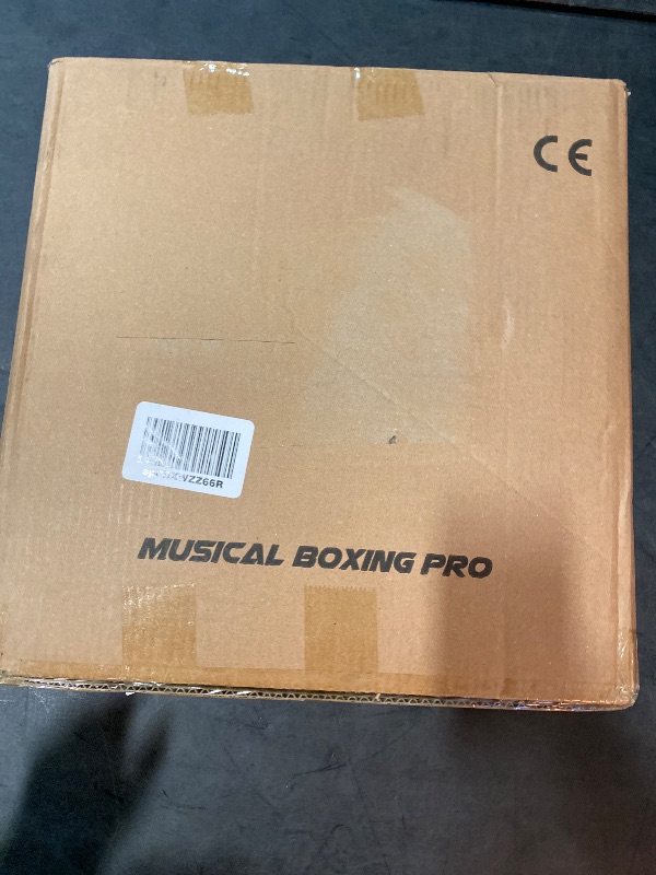 Photo 1 of Music Boxing Machine with Beat Sync, Wall-Mounted Workout Equipment, Bluetooth & LED Display, 9 Speed Modes for Home Gym, Adults and Kids, Includes Boxing Gloves