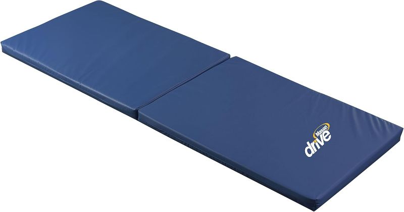 Photo 1 of Drive Medical 7095-BF Bi-Fold Bedside Mat, Blue