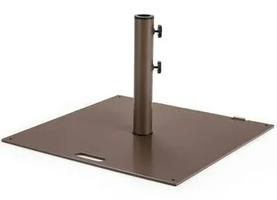 Photo 1 of Costway 50LBS Patio Square Umbrella Base Stand Market Umbrellas Handle Wheels