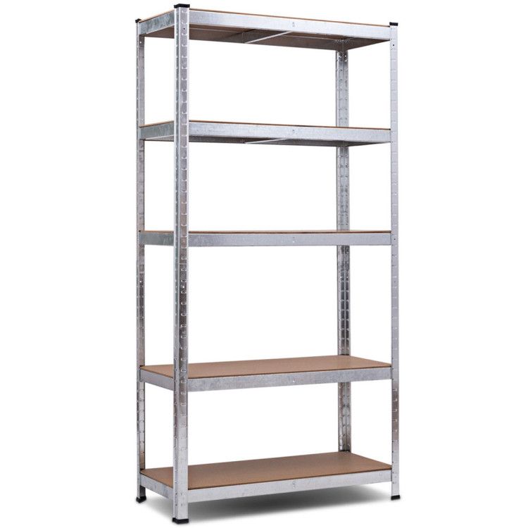 Photo 1 of 72 Inch Storage Rack with 5 Adjustable Shelves for Books Kitchenware