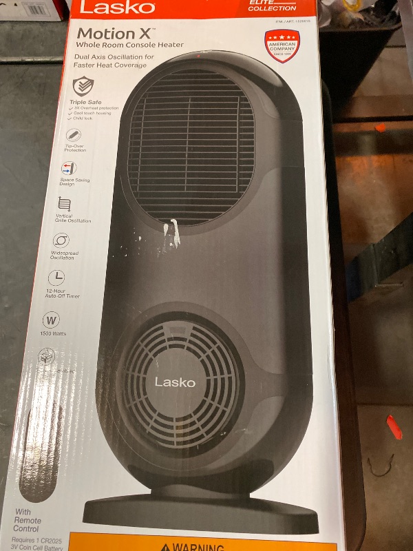 Photo 1 of Lasko CC27350 Motion X Whole Room Heater with Remote