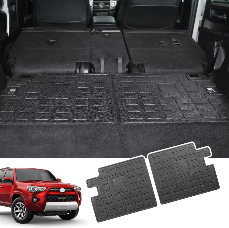 Photo 1 of Xipoo Backrest Mat Compatible with 2010-2024 Toyota 4Runner Rear Backrest Mat TPE Material Trunk Mats