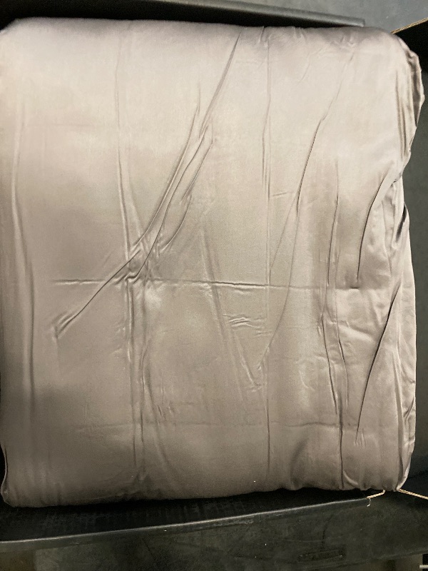 Photo 1 of Bare Home Weighted Blanket King Size 25lb (80" x 87") for Adults - All-Natural 100% Cotton - Premium Heavy Blanket Nontoxic Glass Beads (Grey, 80"x87")