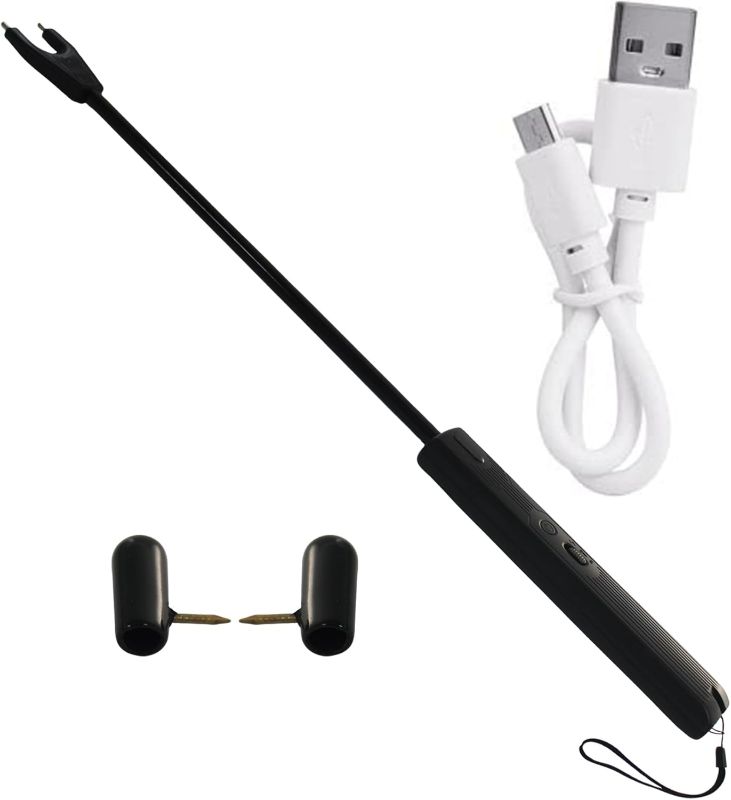 Photo 1 of New Upgraded Livestock Prod, Cattle Prod Stick with LED Light and Lanyard, Rechargeable Electric Animal Prod for Cow Pig Goats Big Dog and More