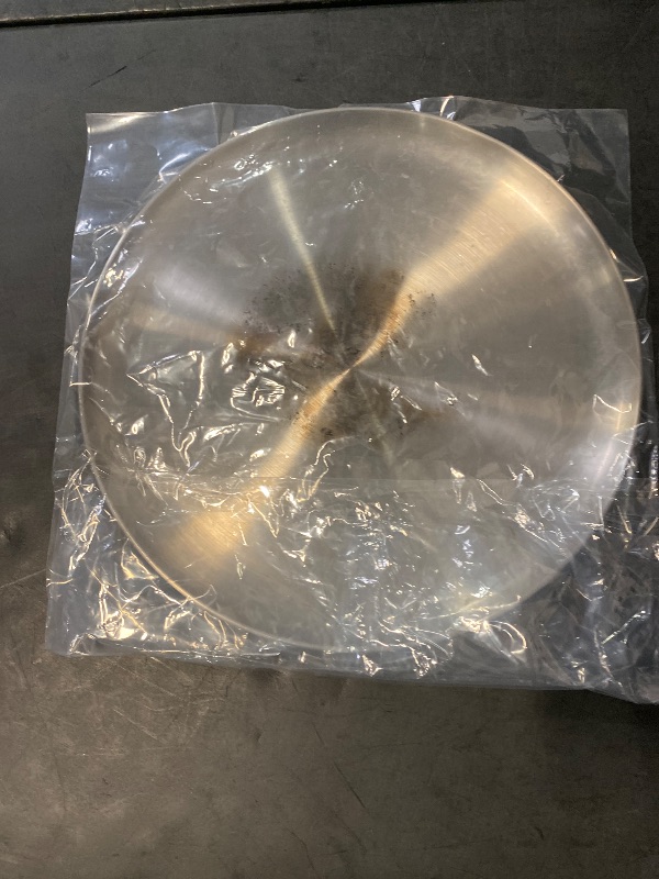 Photo 1 of Kichvoe Stainless Steel Pizza Pan: Round Pizza Tray 8 Inch Pizza Baking Sheet Crisper Pan Serving Plate Oven Bakeware for Pizza Pie Flat Bread