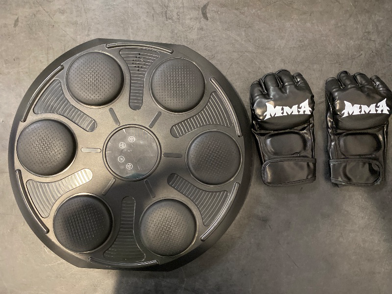 Photo 1 of Music Boxing Machine, Music Punching Machine, Smart Bluetooth Boxing Equipment with Gloves, Boxing Machine Wall Mounted Music, Boxing Music Workout Machine