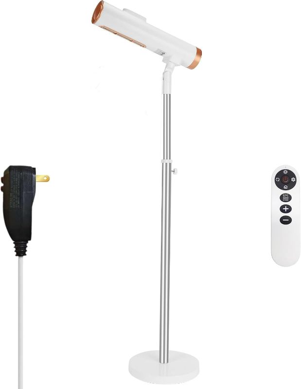 Photo 1 of Hair Dryer,CoralBoxer,Lazy Hair Dryer Stand Hands Free,Height and Angle Adjustable-by Manual,Remote Control,Five Working Modes,Designed for Home,Gifts for Women,Elderly,Children,Disabled and Pet