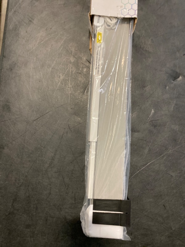 Photo 1 of Cellular Shades No Tools No Drill Custom Honeycomb Blinds Blackout for Window Easy Cutting Telescopic Track Cellular Blind Tin Grey, 29" W(19"-29") x 64" H