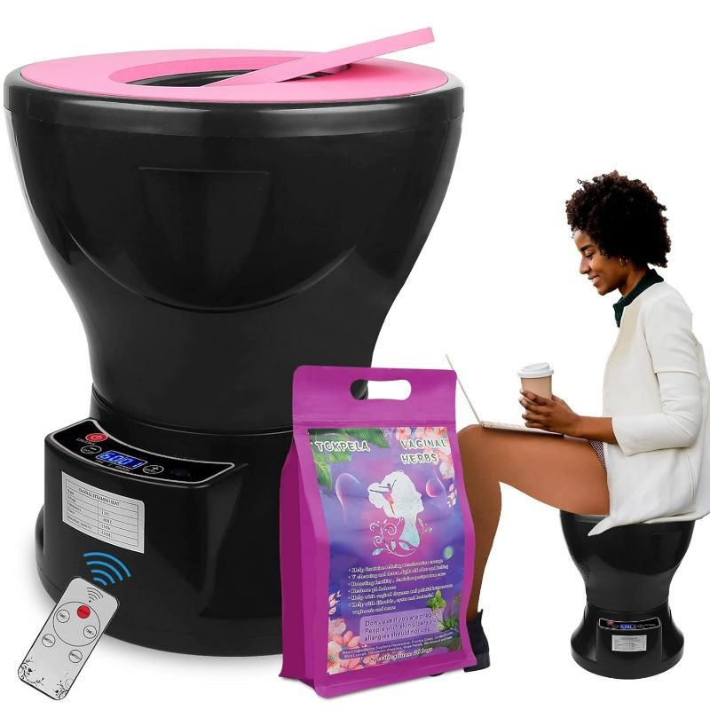 Photo 1 of Yoni Steam Pot, Yoni Steam Kit, V Steam at Home Kit with 20 Bags Yoni Herbs, Yoni Seat for Women V Cleaning and Tightening, Ph Balance, Postpartum Care and more