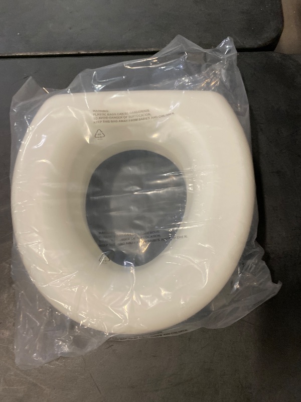 Photo 1 of HealthSmart Enhanced Comfort 5" Raised (Round) Toilet Seat Riser 5 Slip Resistant Pads FSA/HSA Eligible Toilet Seat Risers for Seniors Padded Toilet Seat Elevation 15.7 x 15.2 x 6.1