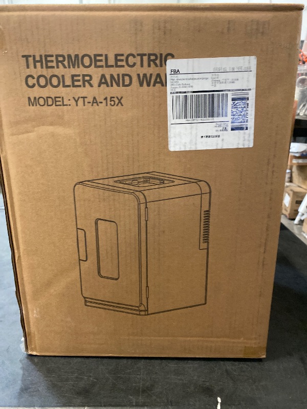Photo 1 of NORTHCLAN Mini Fridge for Bedroom 15L, 21 Cans Small Skincare Fridge, 110V/12V Power for Office, Dorm and Car, Cooler & Warmer, Portable Thermoelectric Mini Refrigerator for Drinks, Food, Makeup