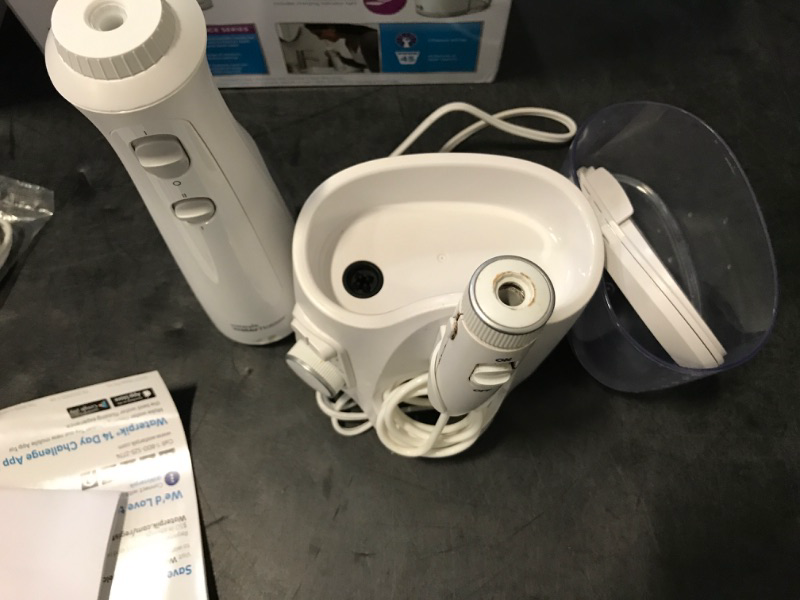 Photo 1 of Waterpik Sonic-Fusion 2.0 Professional Flossing Electric Toothbrush with Water Flosser Combo In One, White SF-04, Packaging May Vary