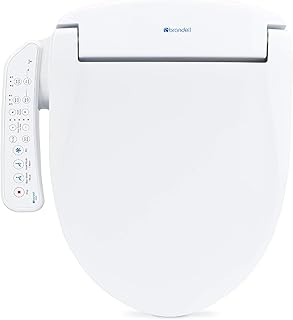 Photo 1 of Brondell SE400-RW Swash SE400 Electric Bidet Toilet Heated Seat, Oscillating Stainless Steel Nozzle, Warm Air Dryer, Night Light, Gentle Close Lid, White Side Arm Control, Round
