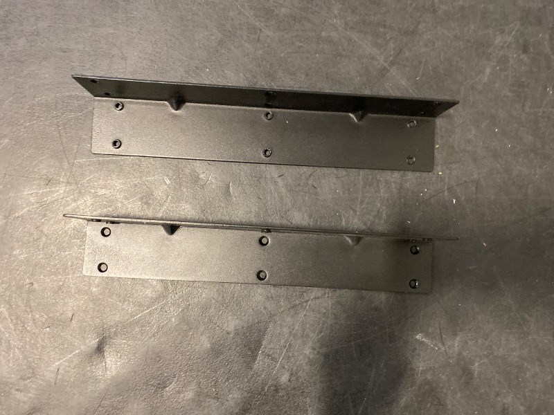 Photo 1 of 11" Long 90 Degree Corner Brace Light Duty Hardware Bracket [1" x 1"] (2)