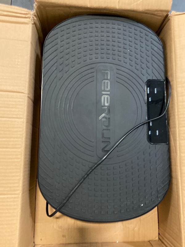 Photo 1 of FEIERDUN Vibration Plate Exercise Machine, Vibration Plate for Weight Loss, Whole Body Vibration Plate Machine w/Loop Bands, Remote Control