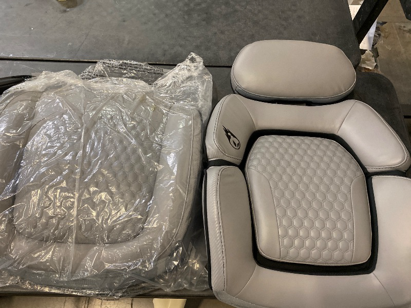 Photo 1 of DPS Centurion Gaming Chair with Adjustable Headrest - Gray