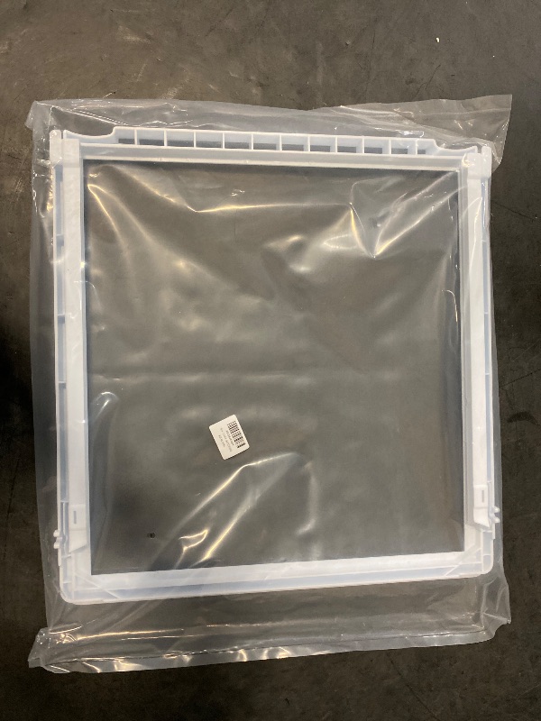 Photo 1 of 241969501 Refrigerator Shelf Frame With Glass, Refrigerator Drawer Cover for Frigidaire Replacement Shelf With 240443384 Glass (241969501 Shelf Frame without Glass Refrigerator)