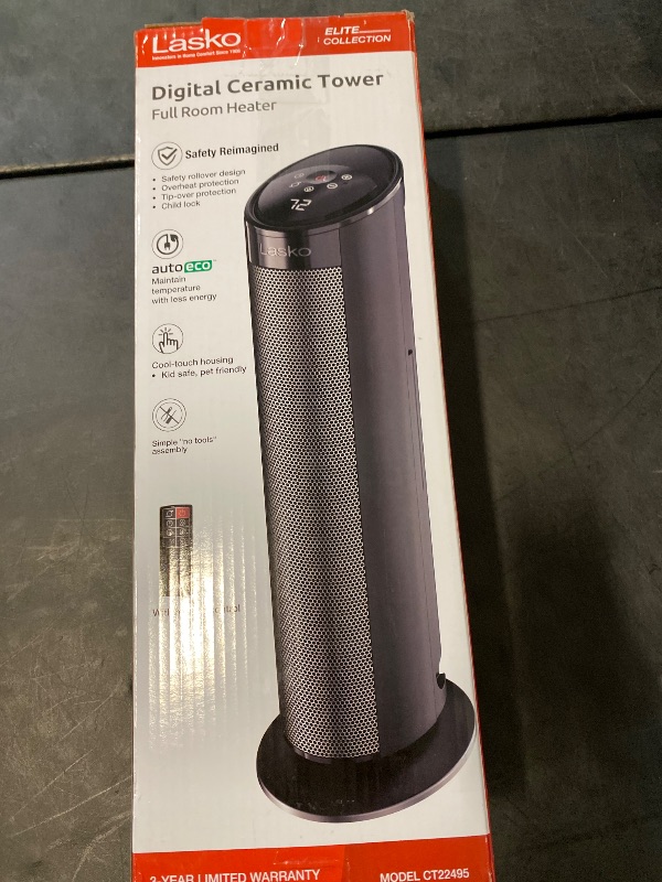 Photo 1 of Lasko - Elite Collection - Digital Ceramic Tower - Full Room Heater