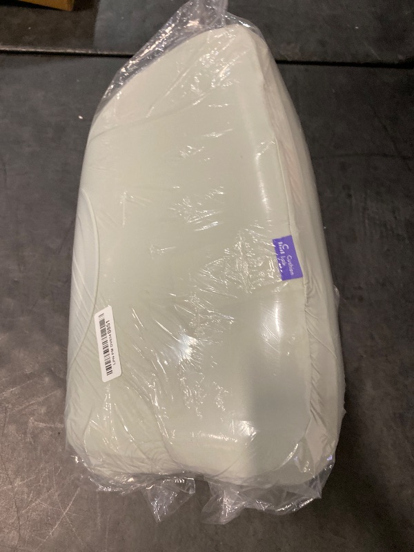 Photo 1 of C CUSHION LAB Deep Sleep Pillow, Patented Ergonomic Contour Design for Side & Back Sleepers, Orthopedic Cervical Shape Gently Cradles Head & Provides Neck Support & Shoulder Pain Relief - Calm Grey